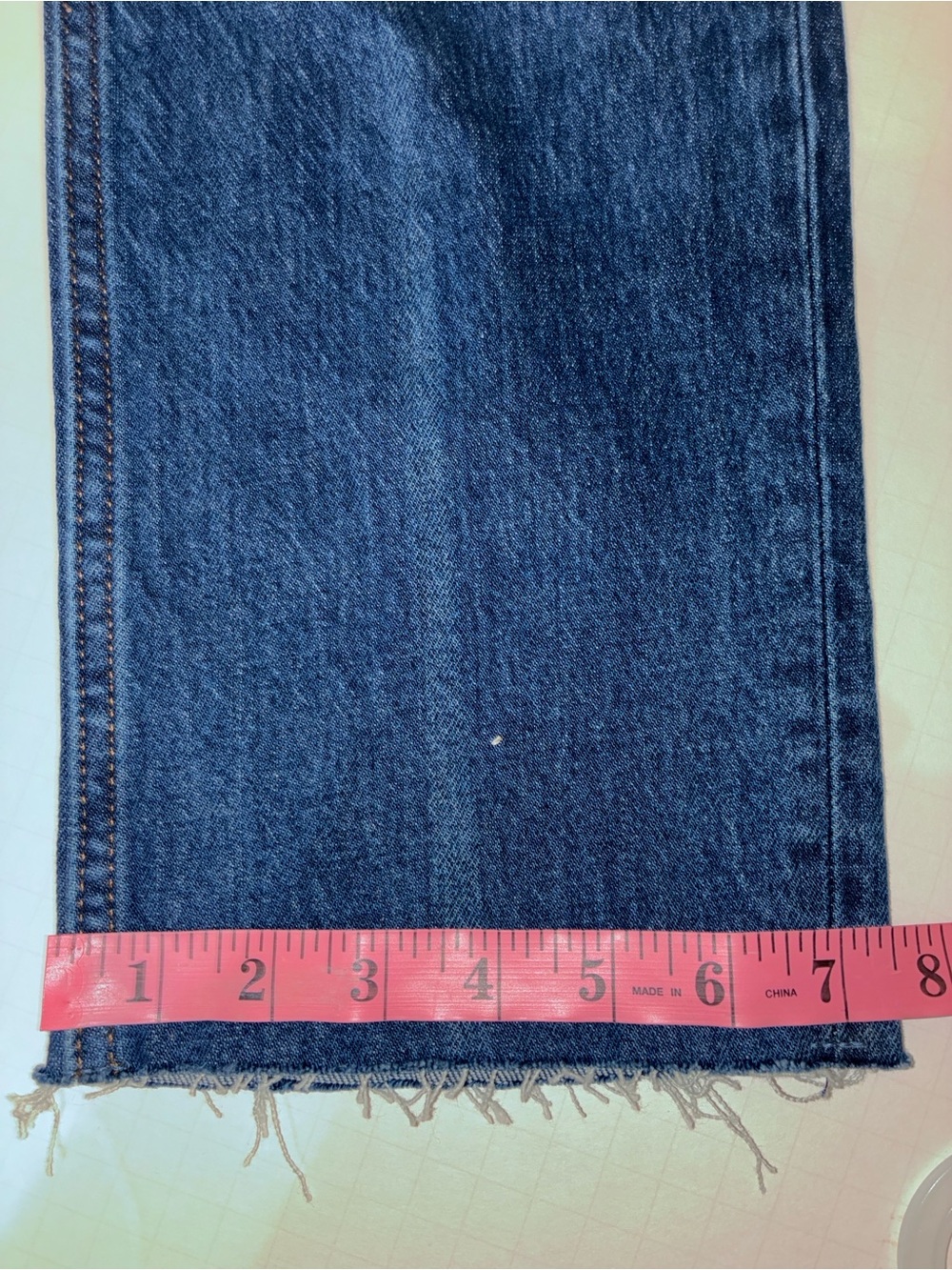 Abercrombie & Fitch 28R Dark Blue Mid Rise (90'sStraight style) Jeans Curve Love - Picture 9 of 16